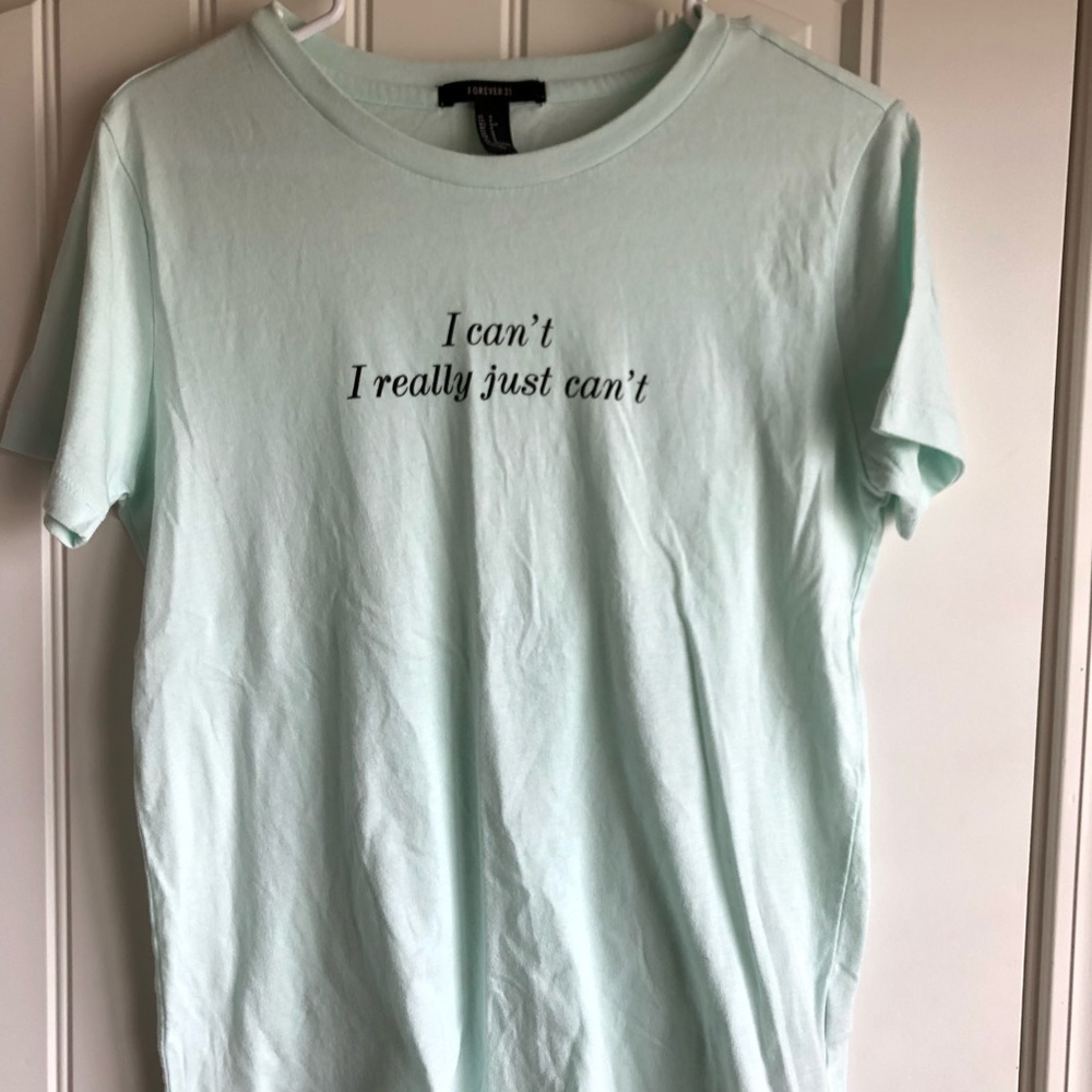 Light blue t shirt